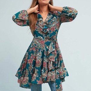 Antropologie Ranna Gill wrap dress L